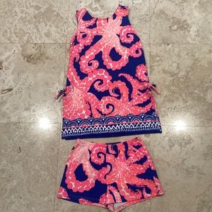 Lilly Pulitzer girls matching set